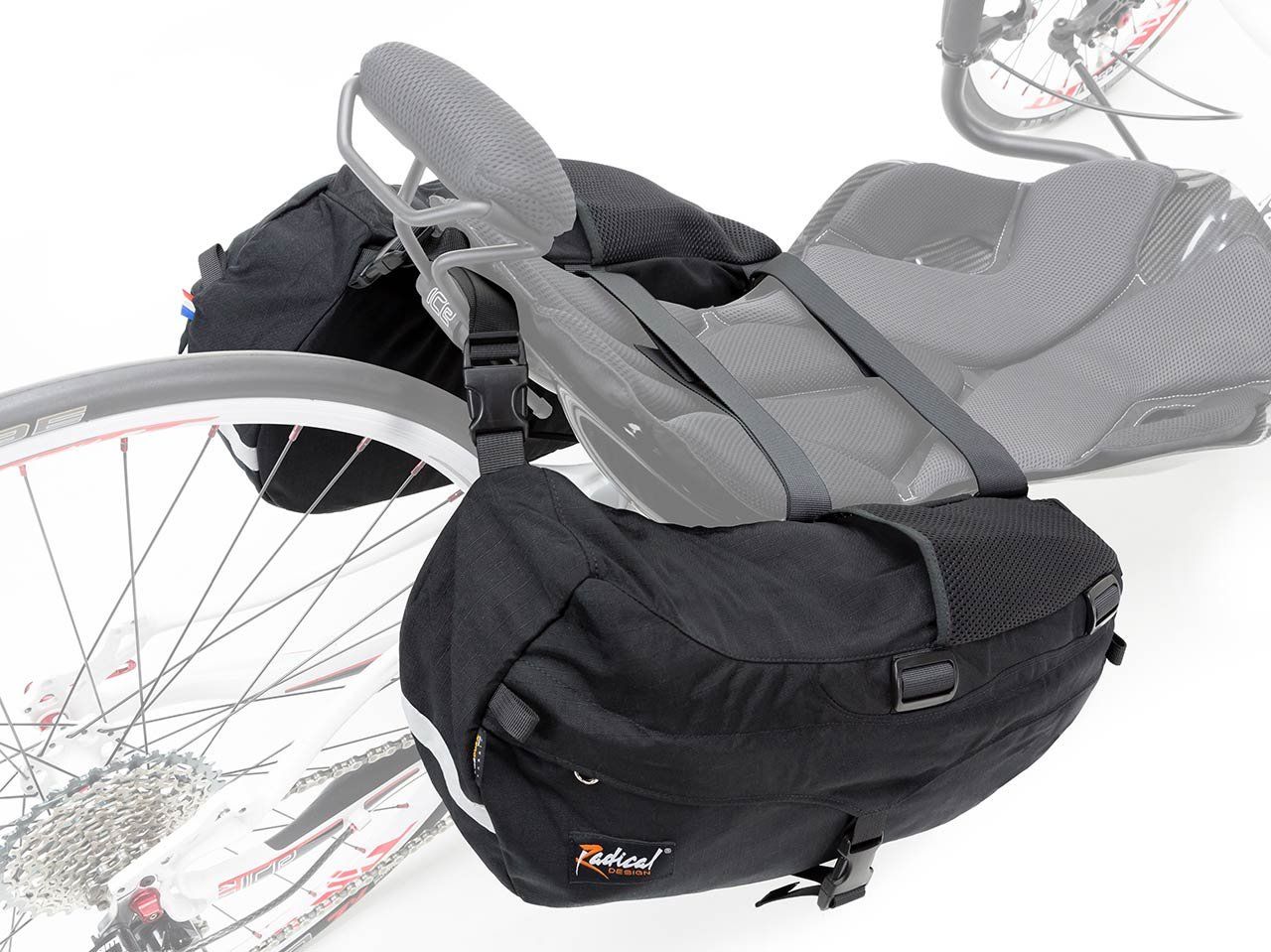 Banana Racer bags for Hardshell Seat inc Banana Racer Spacer
