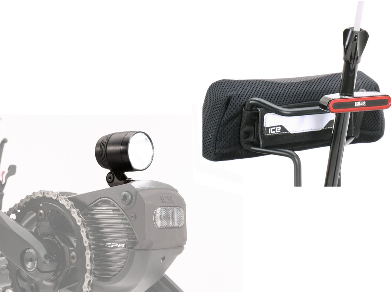 Lighting Set for STEPS E Trike Busch and Muller