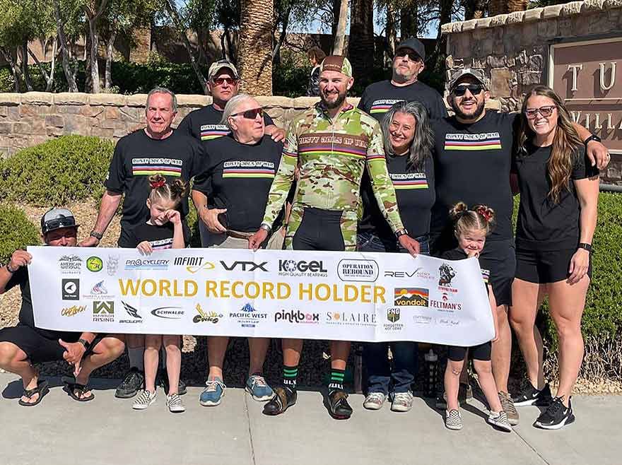 Caleb Cline from Las Vegas sets 10 new world records on his ICE VTX