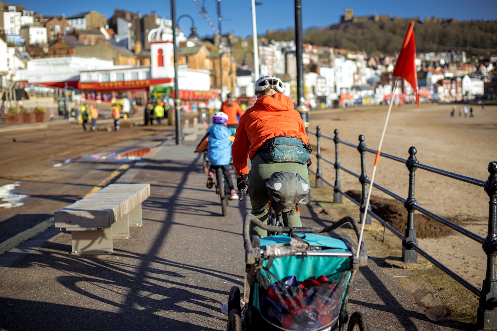 Beachride on seafront