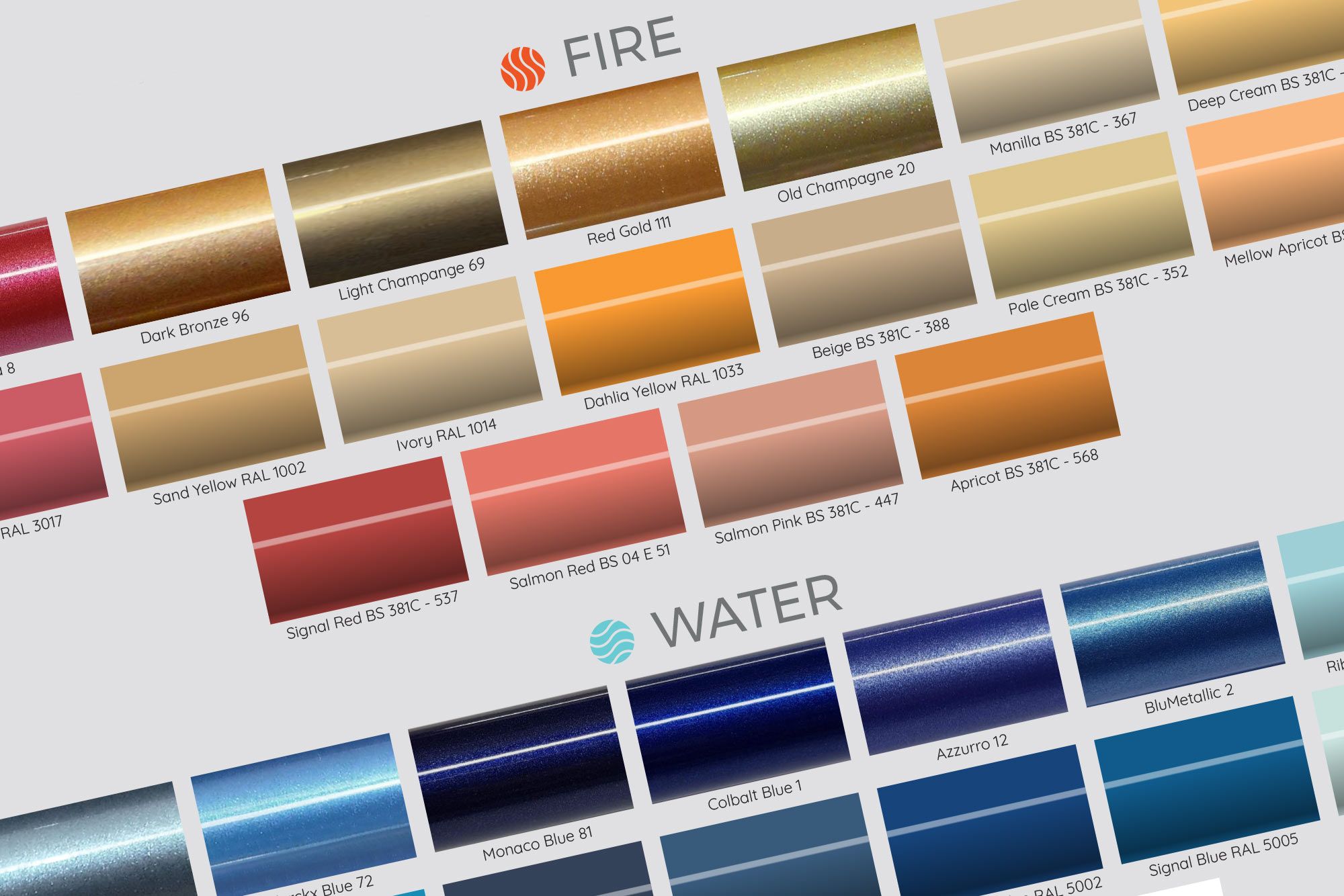 ICE Custom colour collection