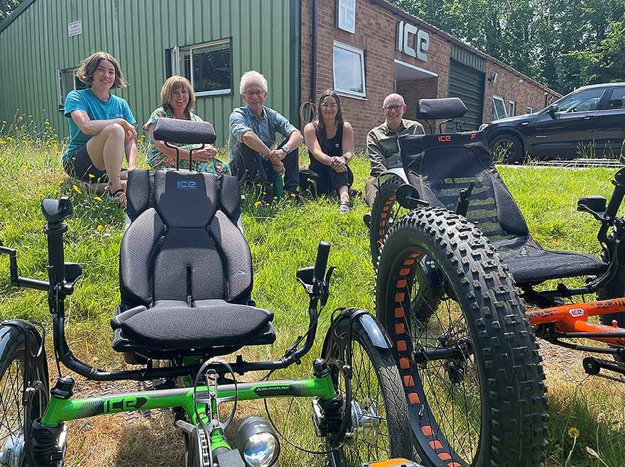 ICE Team with Ally Glover and Chris Hines for launch of ICE's B Corp Journey