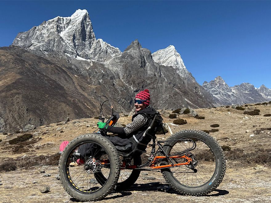 Karen Darke Everest Hand Trike