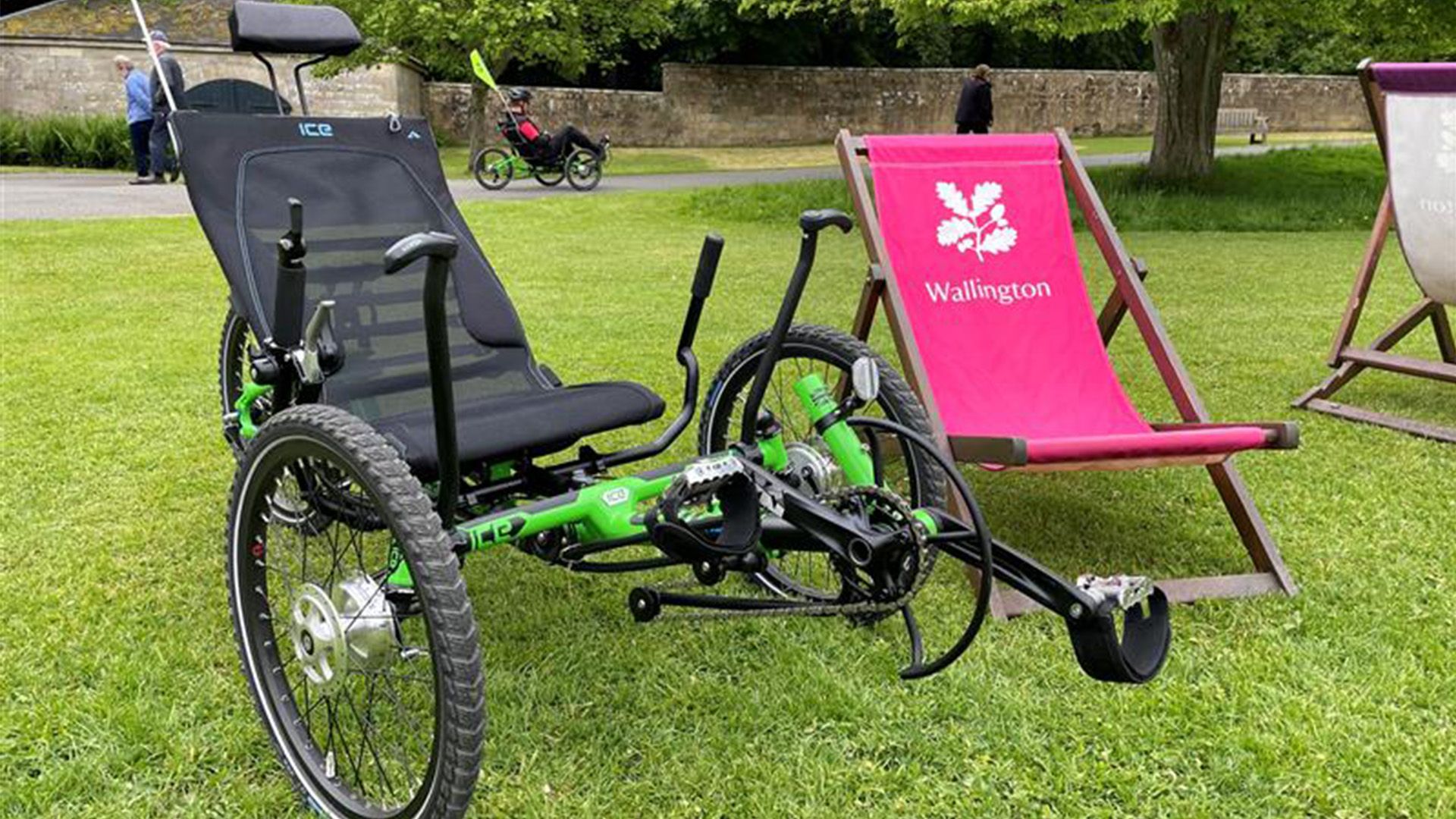 trike next to NT deck chair