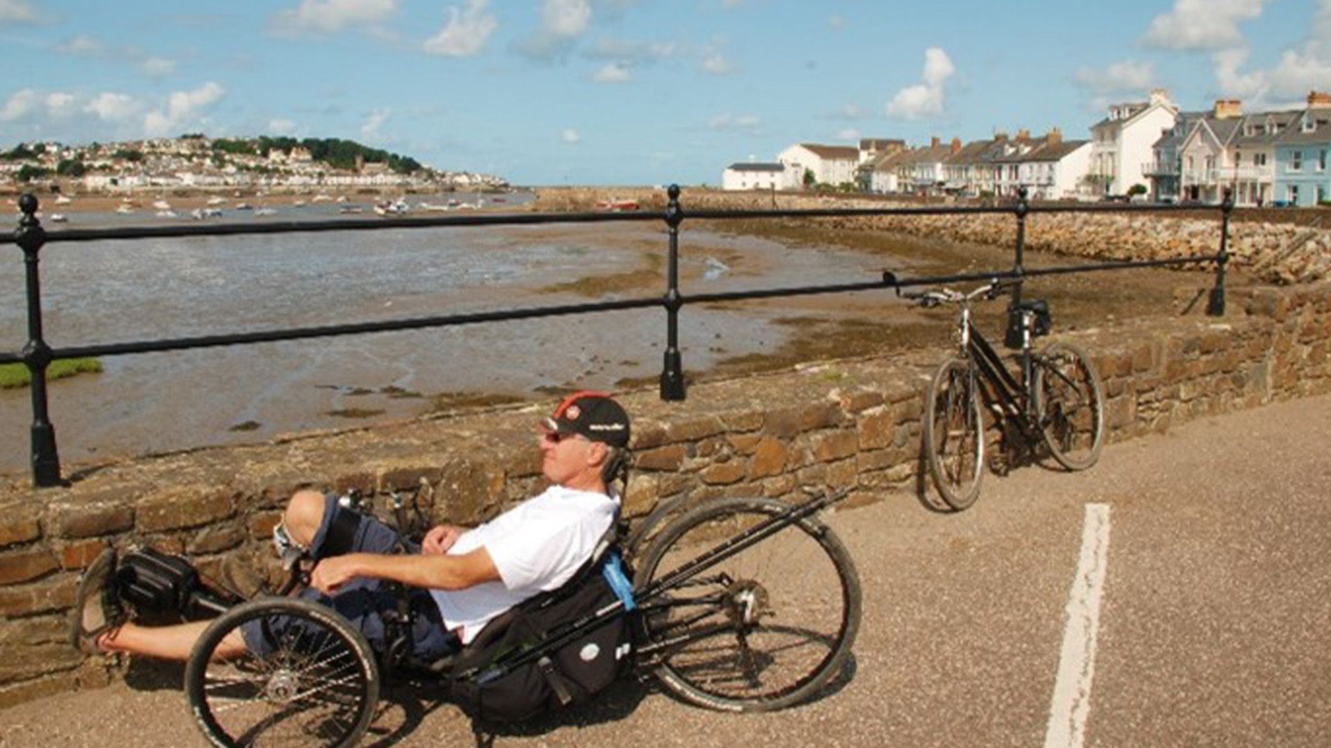 Stephen on Trike in Port