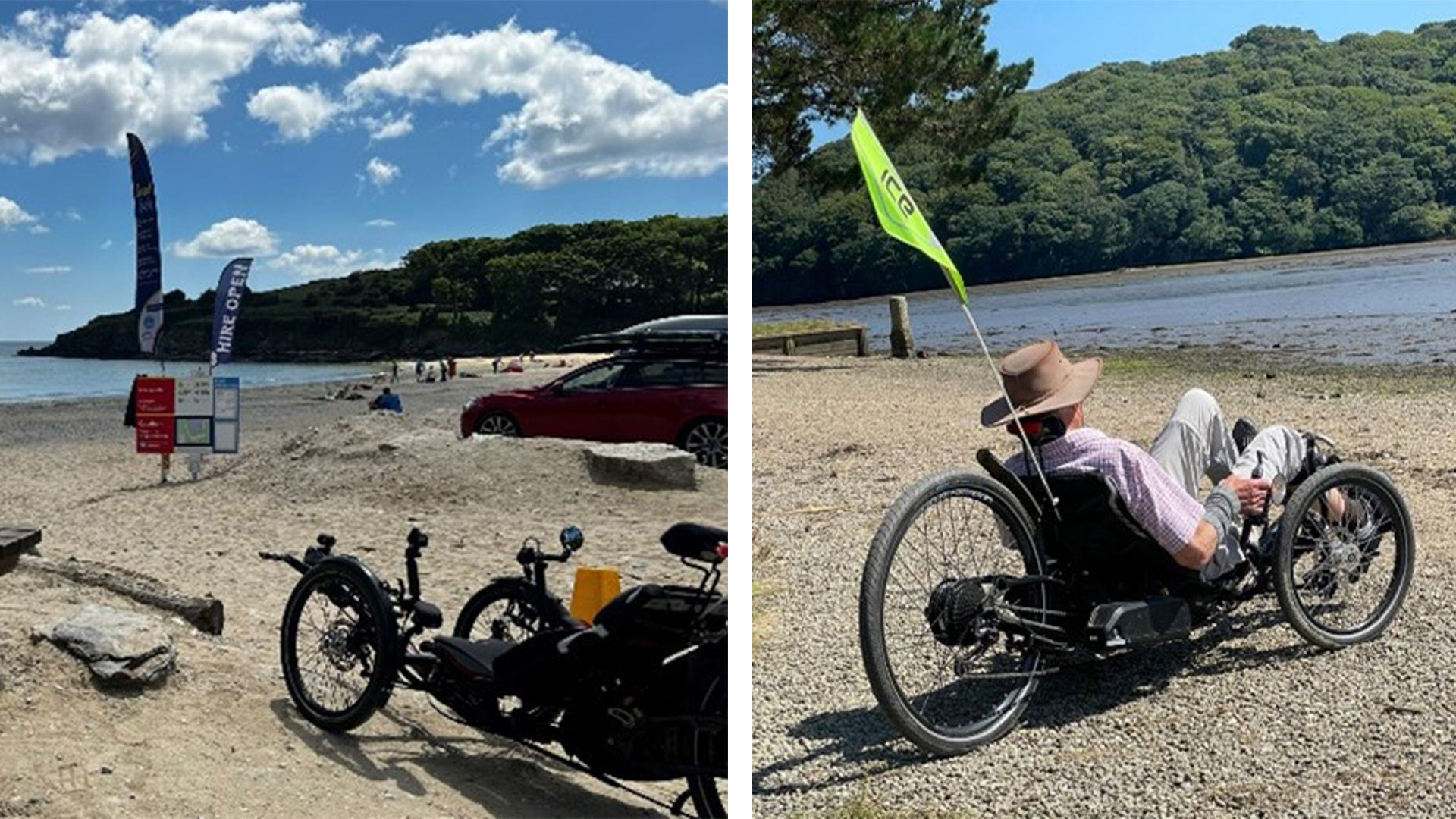 trikes on the beach